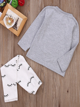 Load image into Gallery viewer, Baby 'Lashes For Days' Long Sleeve Shirt And Legging Set