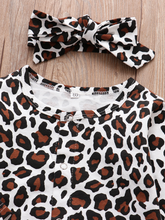Load image into Gallery viewer, Baby Cute N Wild Leopard Print Onesie With Headband