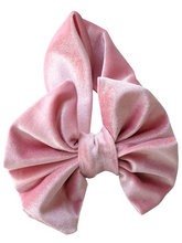 Load image into Gallery viewer, Baby Big Velvet Bow Headband dusty pink