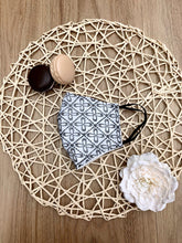 Load image into Gallery viewer, Adults and Kids White and Black Flower Reusable/Washable Face Masks with Filter