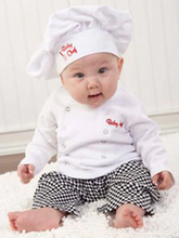 Load image into Gallery viewer, Baby Chef's Uniform with Chef Hat Halloween Set