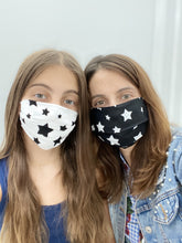 Load image into Gallery viewer, Adults and Kids Star Print Reusable/Washable Face Masks with Filter