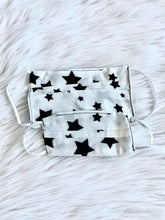 Load image into Gallery viewer, Adults and Kids Star Print Reusable/Washable Face Masks with Filter