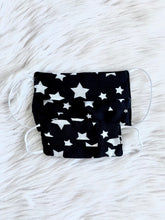 Load image into Gallery viewer, Adults and Kids Star Print Reusable/Washable Face Masks with Filter