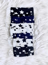 Load image into Gallery viewer, Adults and Kids Star Print Reusable/Washable Face Masks with Filter