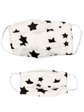 Load image into Gallery viewer, Adults and Kids Star Print Reusable/Washable Face Masks with Filter