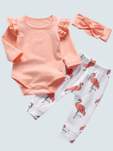Load image into Gallery viewer, Baby Fancy Pants Fashionista Long Sleeve Onesie And Legging Set Pink
