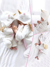 Load image into Gallery viewer, Baby and the Flying Unicorn Onesie
