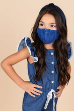 Load image into Gallery viewer, Adults and Kids Sequin Reusable/Washable Face Masks with Filter
