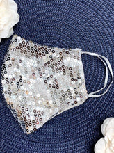 Load image into Gallery viewer, Adults and Kids Sequin Reusable/Washable Face Masks with Filter
