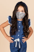 Load image into Gallery viewer, Adults and Kids Sequin Reusable/Washable Face Masks with Filter
