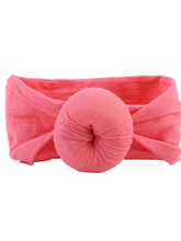 Load image into Gallery viewer, Baby Turban Headband Coral
