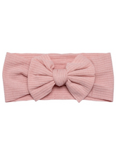 Load image into Gallery viewer, Baby bow headband pink
