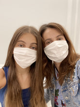 Load image into Gallery viewer, Adults and Kids White Reusable/Washable Face Masks with Filter
