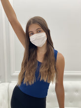 Load image into Gallery viewer, Adults and Kids White Reusable/Washable Face Masks with Filter
