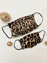Load image into Gallery viewer, Adults and Kids Leopard Reusable/Washable Face Masks with Filter
