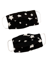 Load image into Gallery viewer, Adults and Kids Star Print Reusable/Washable Face Masks with Filter
