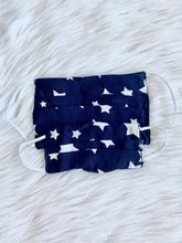 Load image into Gallery viewer, Adults and Kids Star Print Reusable/Washable Face Masks with Filter
