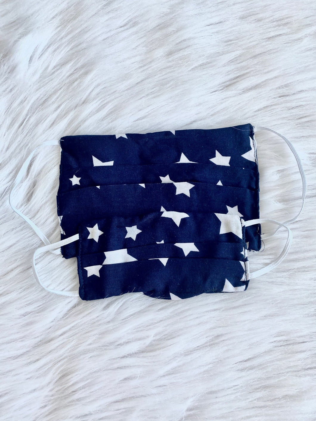 Adults and Kids Star Print Reusable/Washable Face Masks with Filter