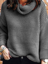 Load image into Gallery viewer, Womens Winter Knit Pullover Sweater - Womens Fall Sweaters
