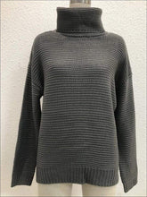 Load image into Gallery viewer, Womens Winter Knit Pullover Sweater - Grey / S - Womens Fall Sweaters
