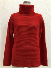 Load image into Gallery viewer, Womens Winter Knit Pullover Sweater - Red / S - Womens Fall Sweaters
